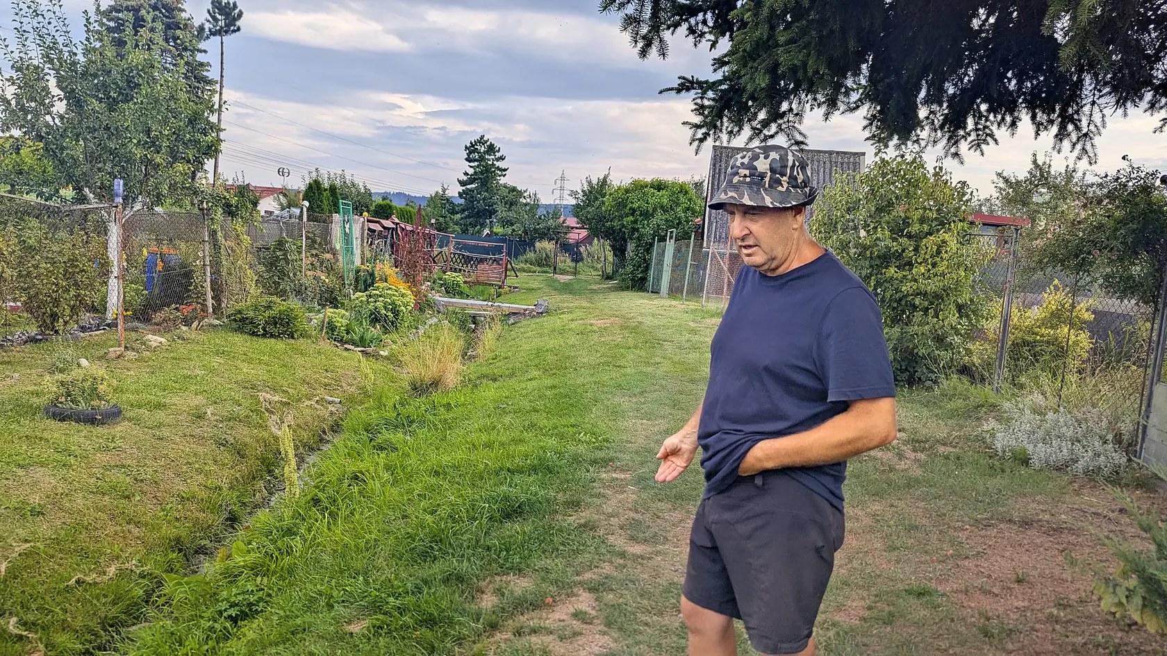 Cyril Seman hovorí, že prišli o vhodný zdroj vody na polievanie. 